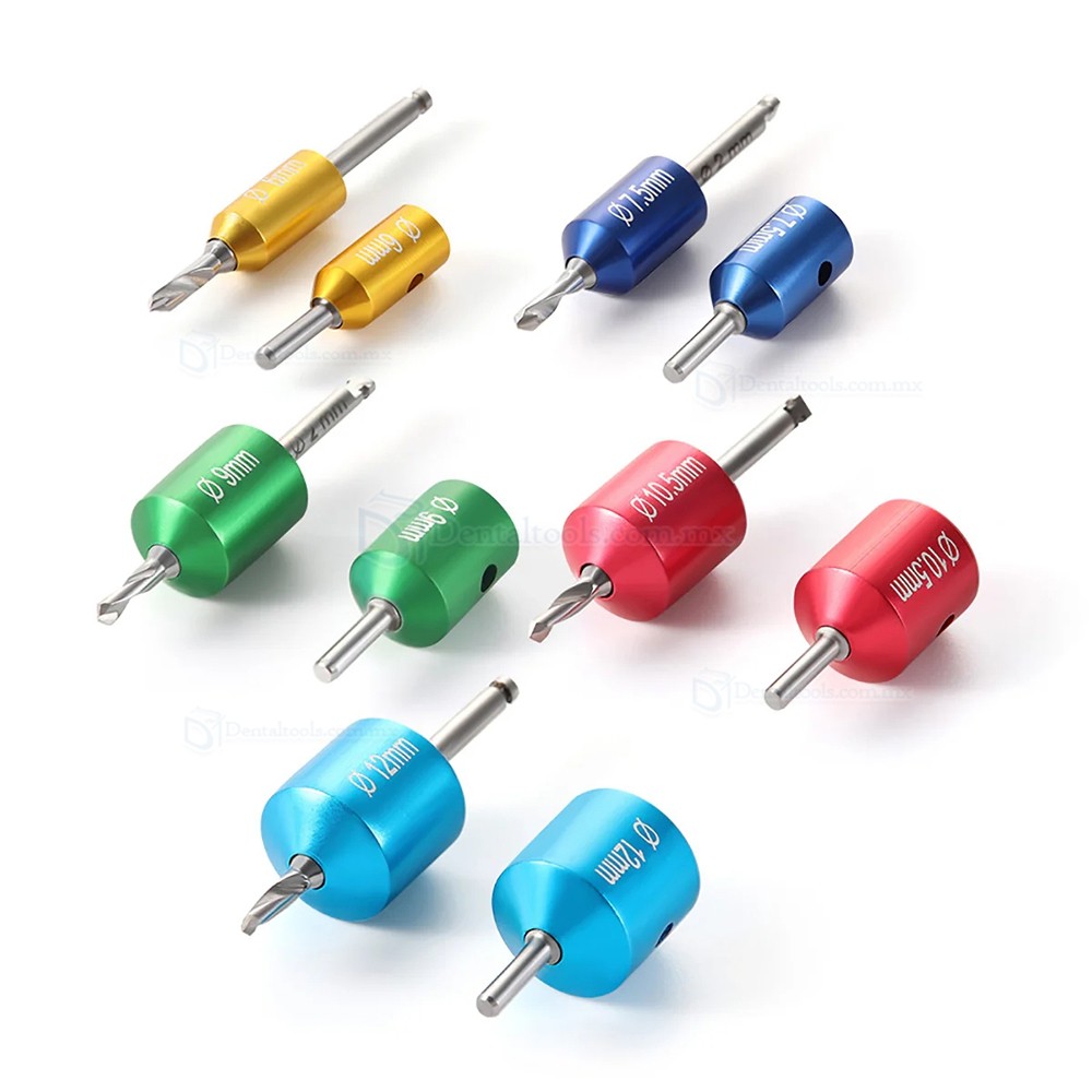 Kit de Instrumentos para Implantes Dentales Gu&iacute;a de Perforaci&oacute;n y Posicionamiento